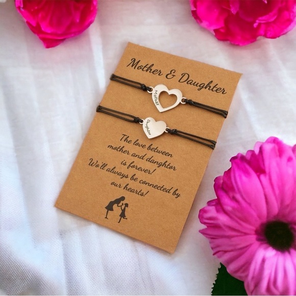 Forever Connected: Adorable Mother-Daughter Matching Wish Bracelet Set! - Picture 3 of 6